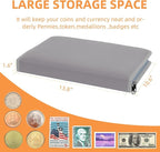 400-Pocket Fireproof Coin Collection Book & 36 Paper Money Organizer Binder | - Image 4