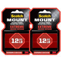 Scotch-Mount Extreme Mounting Strips, Double-Sided Heavy Duty Tape, 16 Strips by Unknown