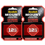 Scotch-Mount Extreme Mounting Strips, Double-Sided Heavy Duty Tape, 16 Strips by Unknown