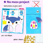 KRAFUN Unicorn & Bunny Beginner Paper Craft Kit - Image 5