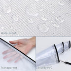 EOOUT 42pcs Mesh Zipper Pouch, Letter Size/A4 Size Puzzle Bag, Zipper File Bags - Image 3