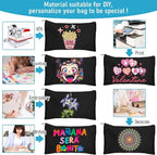 Legigo Blank Canvas Bag Zipper Pouch Makeup Bags Bulk - Image 6