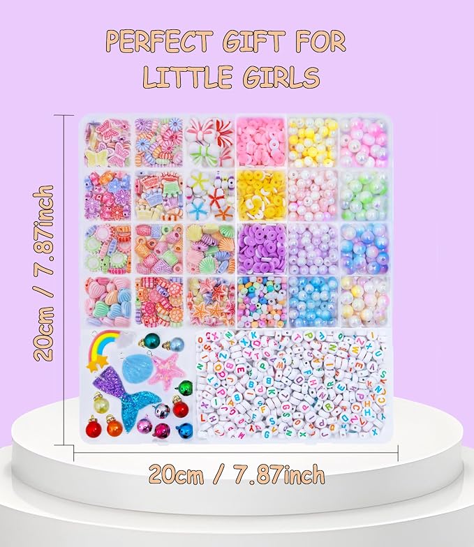 MiuCo Bracelet Making Kit for Girls Ages 5-6-8-12, Jewelry Making Kit - Image 5