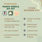 Kukovaya Punch Needle Kit for Beginners & Adults; Complete DIY Embroidery - Image 6
