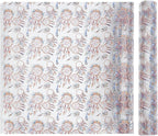 12" x 47" Printed TPU Jelly Faux Leather Roll, Iridescent Clear PVC Leather by letsinstyle
