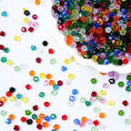 1000PCS Bicone Crystal Beads 4mm Glass Faceted Spacer Beads Bulk by Kalumy