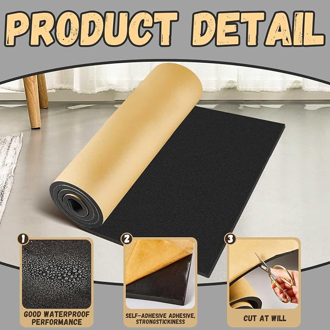 Pangda 1 Piece 36 x 79 x 1/2 Inch Extra Large Marine Foam Roll Closed Cell - Image 3