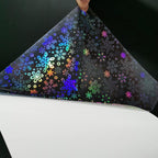 Bleidruck 25 Sheets Snowflake Holographic Clear Sticker Laminate Paper | A4 - Image 2