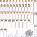 Geiserailie 45 Pcs Mini Glass Bottles by Geiserailie