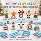 Air Dry Clay for Kids, 12 Christmas Modeling Clay DIY Model Magic Clay Kit - Image 4