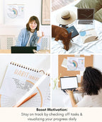 Lamare 2026 Habit Tracker Calendar – Premium Daily Habit Tracker Journal and - Image 5