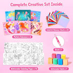 JoyCat Paint with Water Coloring Books & Shimmer Art | Art & Craft Activity - Image 5