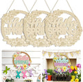 Large Size 12" Wooden Spring Ornaments to Paint, Flower Wooden DIY Blank by Sophena