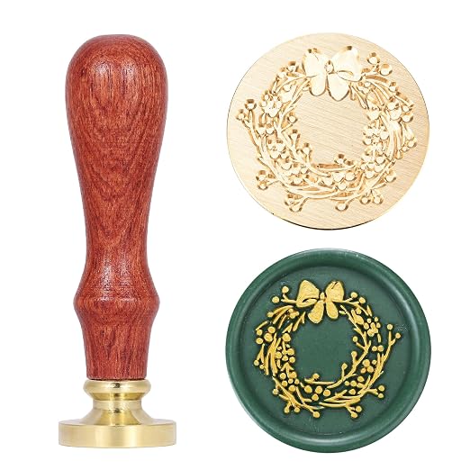 Yoption Wax Seal Kit, Christmas Wreath Wax Seal Stamp, Wedding Invitations - Image 7