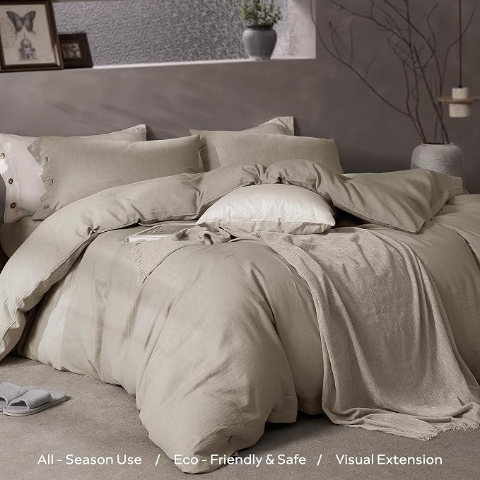 JELLYMONI Cotton Duvet Cover Queen Size - Image 5