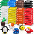 WinnerWhy 72 Pcs Air Dry Clay Bulk 38oz Air Dry Modeling Clay Soft DIY Ultra by WinnerWhy