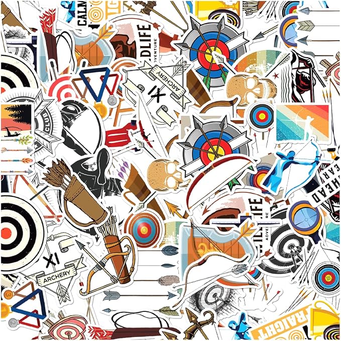 Archery Target Bow Arrow Trophy Quote Design by rabowa