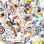 Archery Target Bow Arrow Trophy Quote Design by rabowa