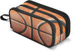 Basketball Ball Skin Pencil Case Box Boys Girls Large Pencil Pouch Zipper by BOENLE-WELCOMEYOURCOMING