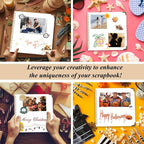 Joyberg Scrapbook 80 Pages, Scrapbooking Supplies 8 x 8 In, Scrapbook Album - Image 5