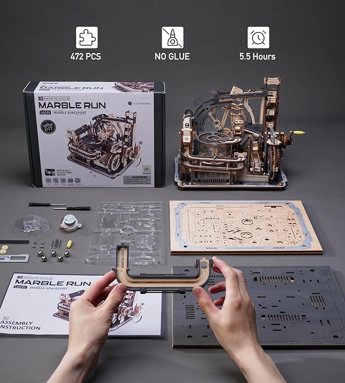 ROBOTIME Motorized Wooden Puzzles - Image 5