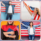 Suncalla 996 Pcs 24 Set 4th of July Crafts Patriotic Keychain Making Kit DIY - Image 7