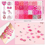 UPINS 2100Pcs Breast Cancer Awareness Beads Kit - Image 3