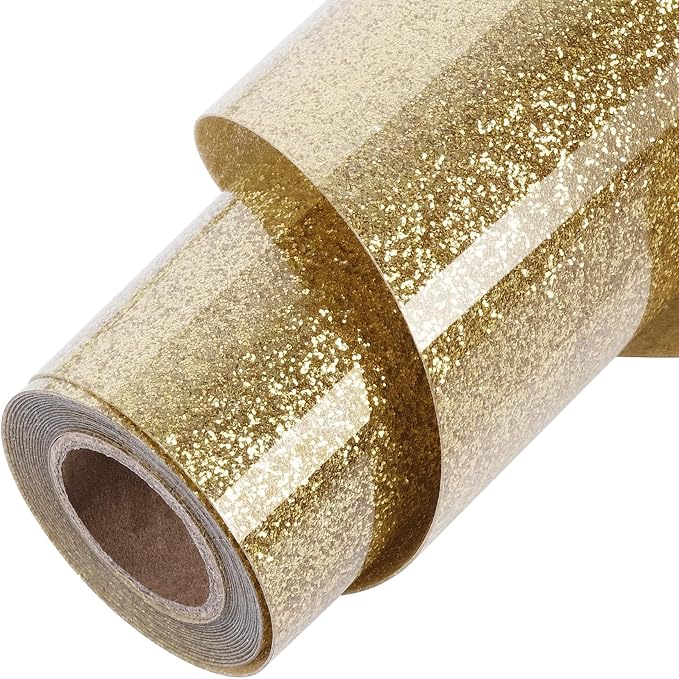 ​TORC Champagne Glitter HTV Champagne Heat Transfer Vinyl HTV Rolls by TORC