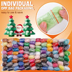 96pcs 10.4 oz Needle Felting Wool - Image 5