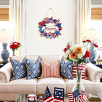 Large 12" Wooden 4th of July Crafts Star Ornaments to Paint, DIY Blank - Image 3