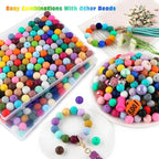 150Pcs Silicone Beads 15mm Mix Color, Bulk Silicone Beads 15mm - Image 6