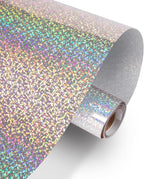 HTVRONT Holographic Glitter Permanent Vinyl, Silhouette by HTVRONT