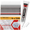 16 PCS 15ml B7000 Rhinestone Glue Clear – Super Glues by INSOIA