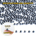 1200Pcs 4mm Crystal Glass Beads - Image 2