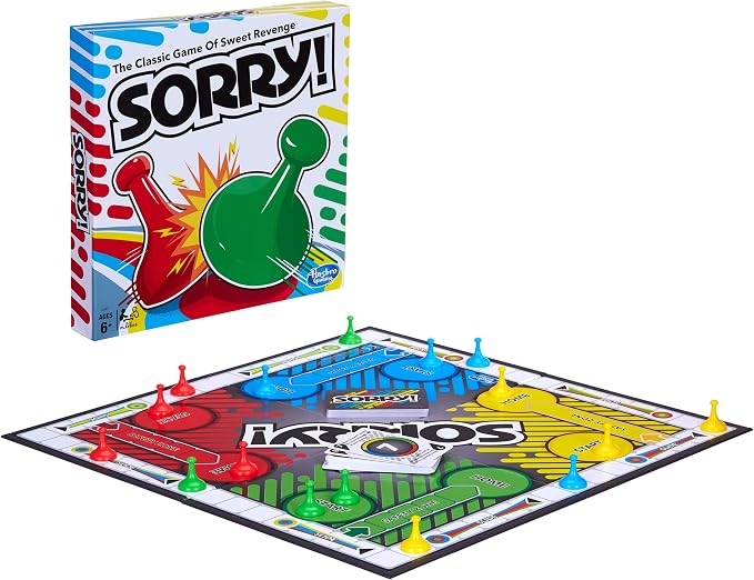Sorry! Board Game for Kids Ages 6 and Up; Classic Hasbro Board Game; Each - Image 3