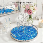 DOMESTAR Royal Blue Fake Ice Rocks, Fish Tanks Decor Table Scatter DIY Craft - Image 5