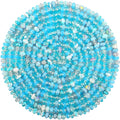 60Pcs Large Hole Beads Spacer Beads Sky Blue Assorted European Craft Big Beads by BRACELETMAKINGKIT