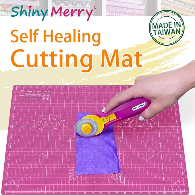 Self Healing Cutting Mat A1 24"x 36" Double Sided Pink Mat - Image 3
