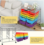 BECOMFORT 12-Drawer Rolling Cart - Image 4