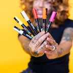 posca Markers Set, 8 Medium Paint Markers 5M, Metallic Tones – Gold - Image 8