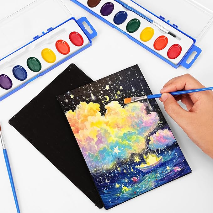 ESRICH 5x7 Canvas for Painting, 12 Pack Small Canvases for Painting Canvas - Image 7