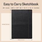 BROWNSTONE JOURNALS A4 Sketch Book Hardcover - Image 3