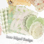 OKUPAN Vintage Floral Scrapbook Supplies Kit - Image 4
