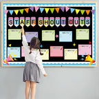 Pencil Theme Staff Shout Outs Bulletin Board Decorations Colorful Back to - Image 5