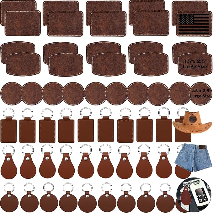 60 Pcs Lasable Engravable Blanks by iFForce