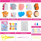 Funtopia Sewing Kit for Kids, 10 Easy DIY Projects of Stuffed Animal - Image 5