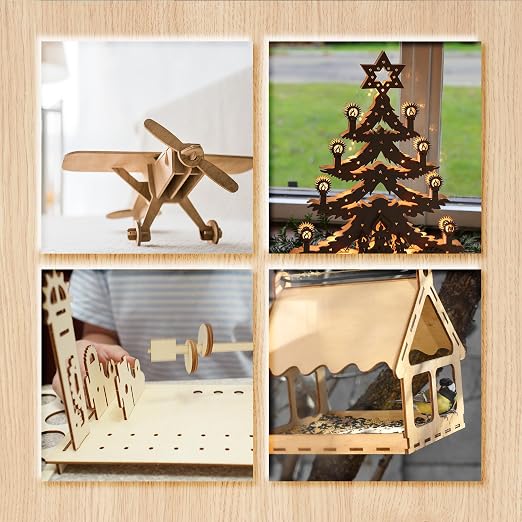 36 Pack Basswood Sheets Plywood Board 1/8 Inch Unfinished Wood, 3mm Plywood - Image 3
