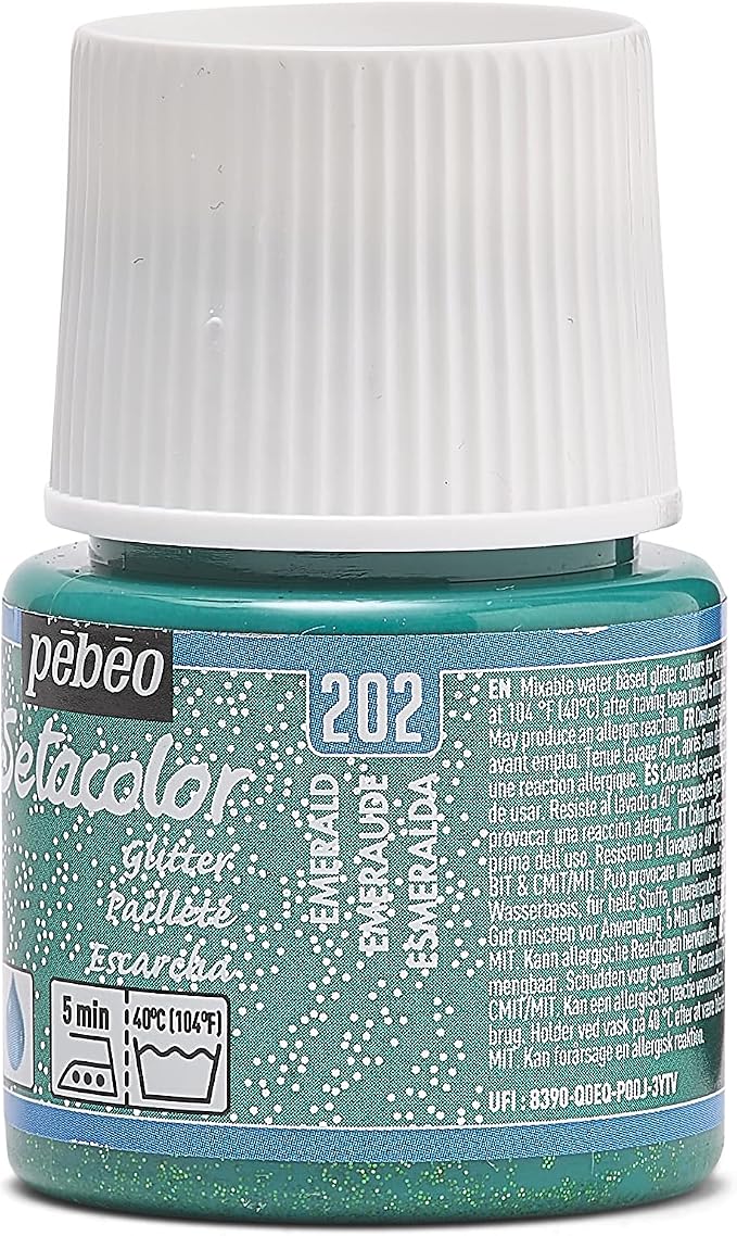 Pebeo Light Fabrics Glitter Setacolor Fabric Paint - Image 5
