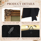 Wonderjune 15 Pcs Vintage Picture Frames Set - Image 4