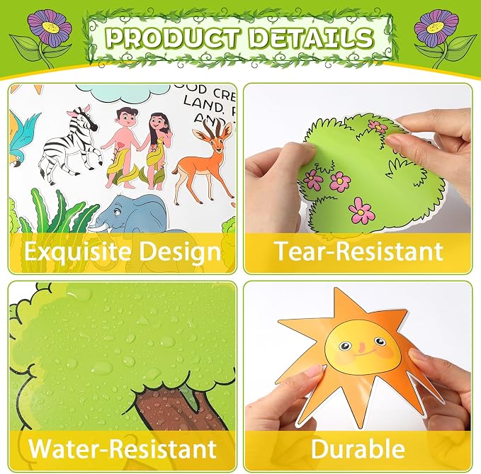 Christian Bulletin Board for Classroom Decorations Religious VBS Classroom - Image 3